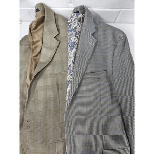Lauren Ralph Lauren Men's Bundle Of 2 Sports Coat/Blazers, Size 42R. Beige/Brown